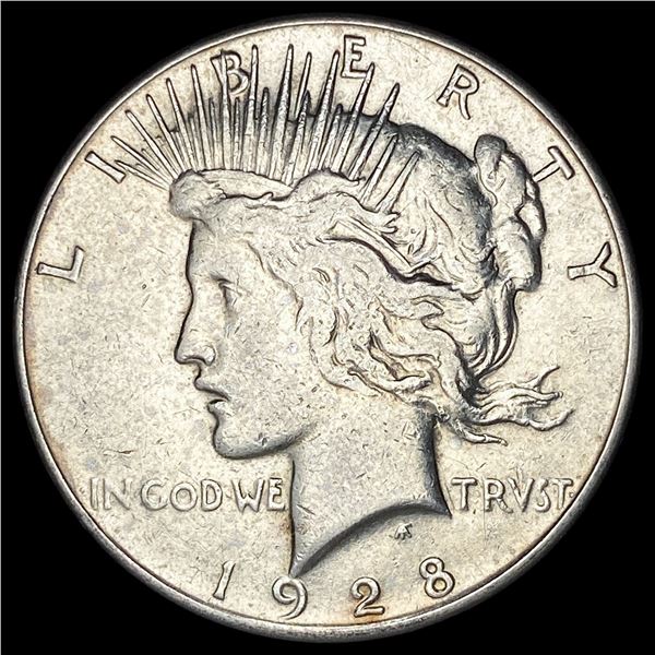 1928-S Silver Peace Dollar CLOSELY UNCIRCULATED