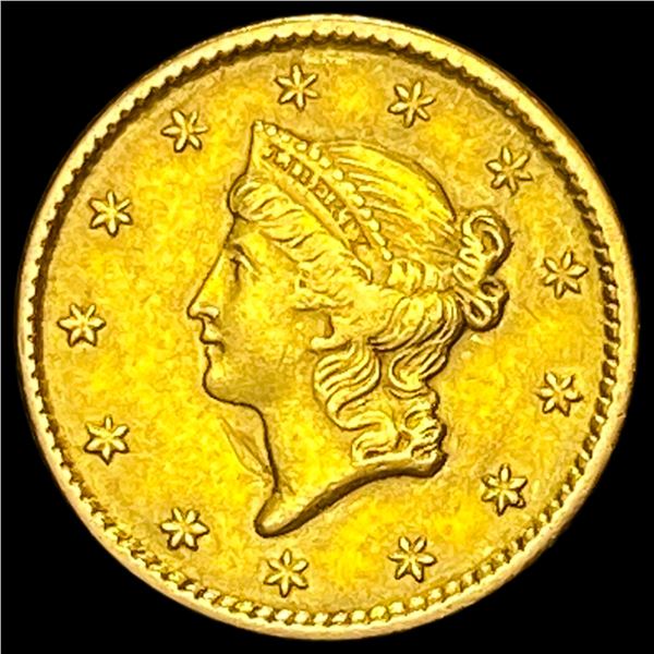 1850 Gold $1 Type 1 CLOSELY UNCIRCULATED