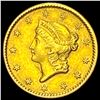 Image 1 : 1850 Gold $1 Type 1 CLOSELY UNCIRCULATED