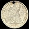 Image 1 : 1883 Silver Seated Liberty Dime (holed). HIGH GRADE