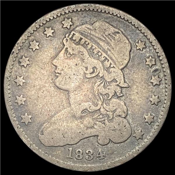 1834 Capped Bust Quarter NICELY CIRCULATED