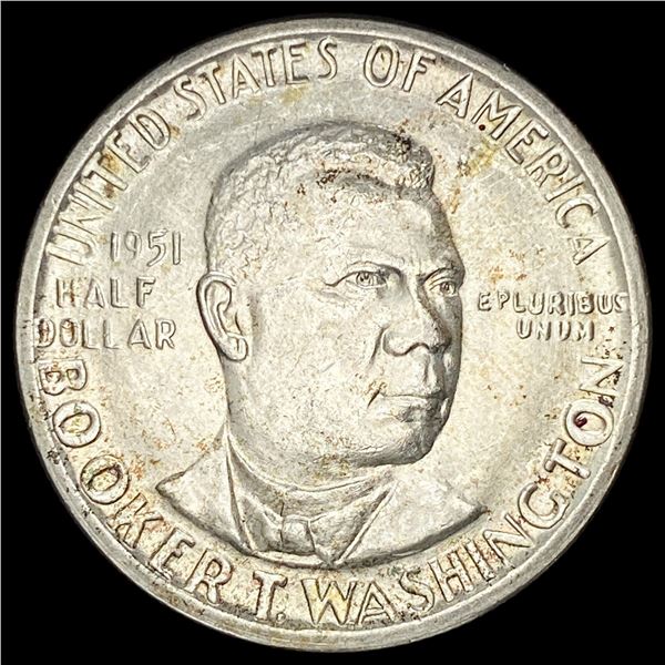 1951-S Silver Booker T. Washington Half Dollar CHOICE BU