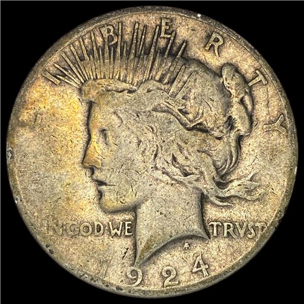 1924 Peace Silver Dollar LIGHTLY CIRCULATED