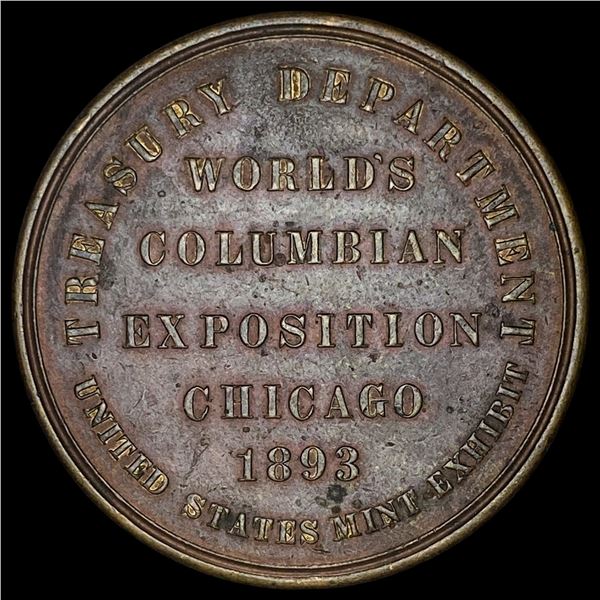 1893 World's Columbian Exposition Medal HIGH GRADE