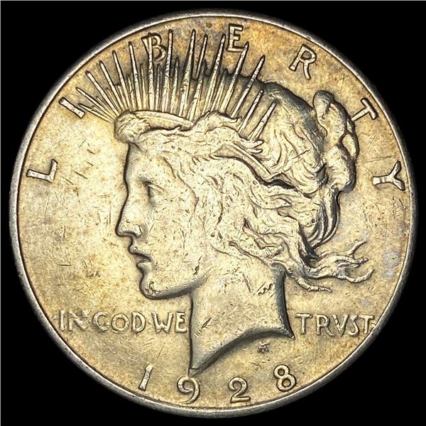 1928-S Silver Peace Dollar CLOSELY UNCIRCULATED