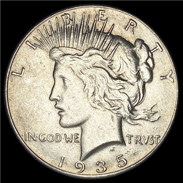 1935 Silver Peace Dollar CLOSELY UNCIRCULATED