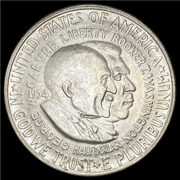 1954 Silver Half Dollar Booker T. Washington/Carver CHOICE BU