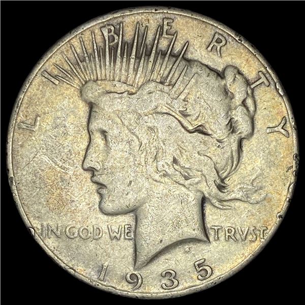 1935 Silver Peace Dollar NICELY CIRCULATED