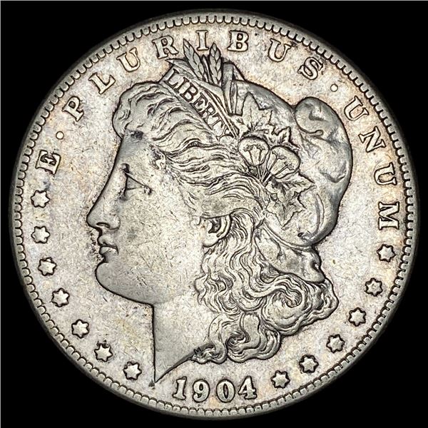 1904-S Silver Morgan Dollar NEARLY UNCIRCULATED