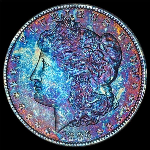 1886 Silver Morgan Dollar SUPERB GEM BU