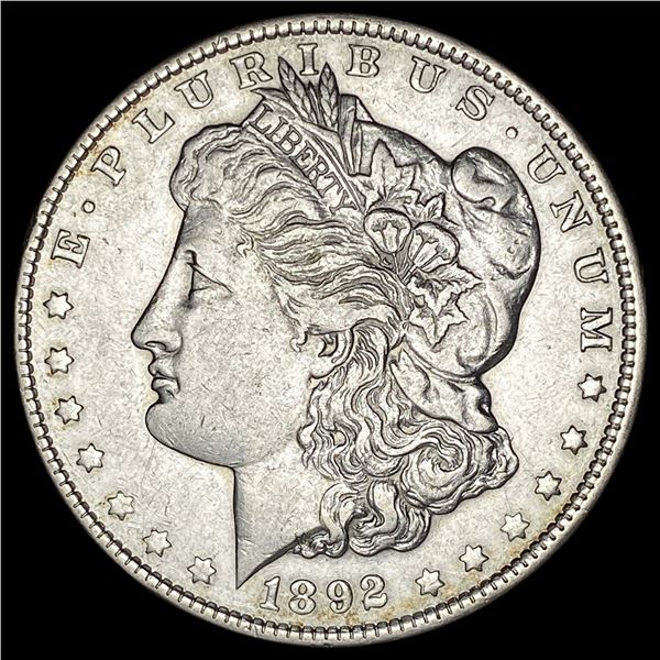 1892 Morgan Silver Dollar CHOICE AU