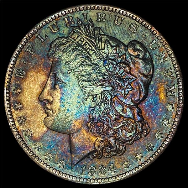 1884 Silver Morgan Dollar SUPERB GEM BU