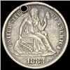 Image 1 : 1883 Seated Liberty Dime (holed). HIGH GRADE