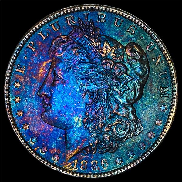 1886 Morgan Silver Dollar SUPERB GEM BU