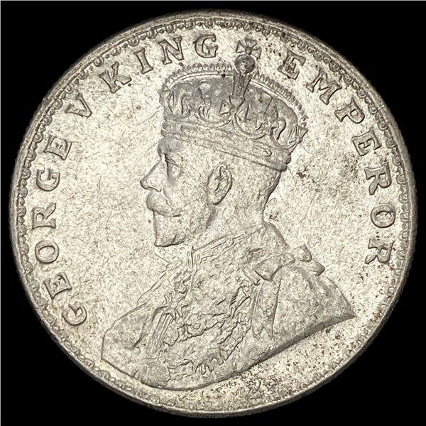 1919 India Silver 1 Rupee UNCIRCULATED