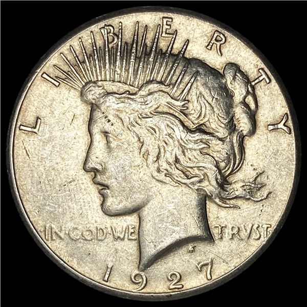 1927 Silver Peace Dollar CLOSELY UNCIRCULATED