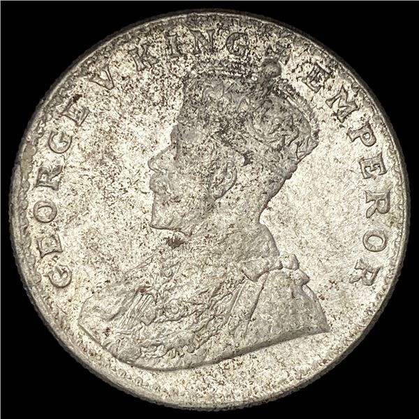 1919 India Silver 1 Rupee UNCIRCULATED