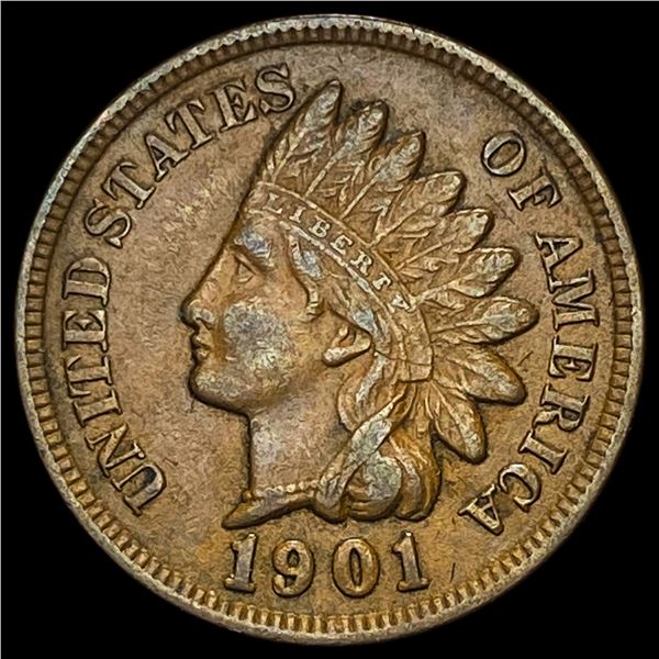 1901 Indian Head Cent LIGHTLY CIRCULATED