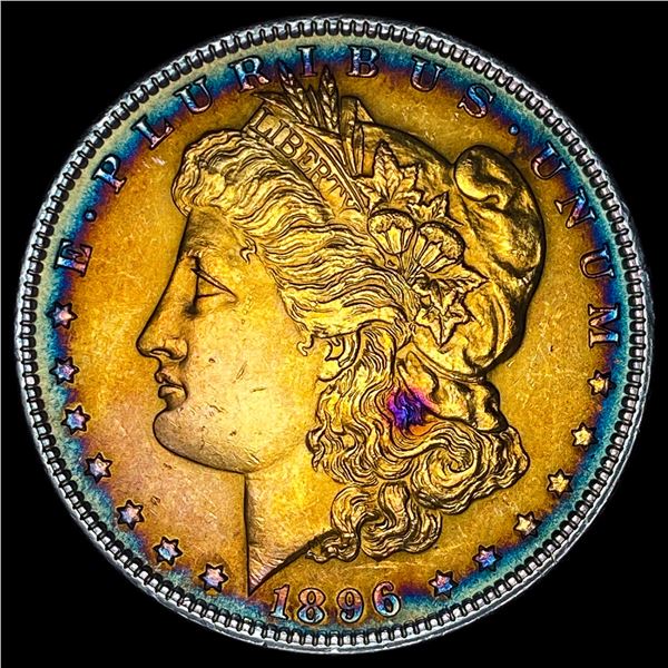 1896 Silver Morgan Dollar SUPERB GEM BU