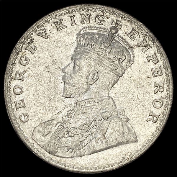 1919 India Silver 1 Rupee UNCIRCULATED