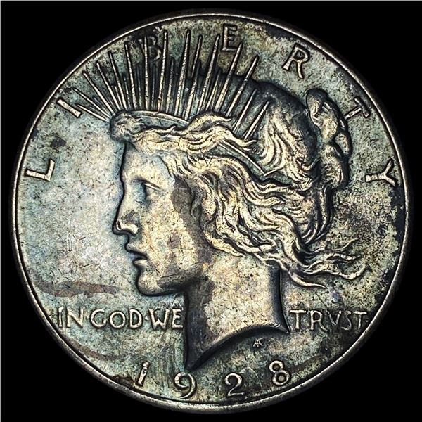 1928-S Silver Peace Dollar CLOSELY UNCIRCULATED