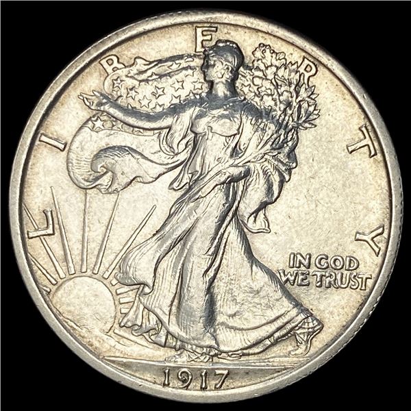 1917 Walking Liberty Half Dollar CLOSELY UNCIRCULATED