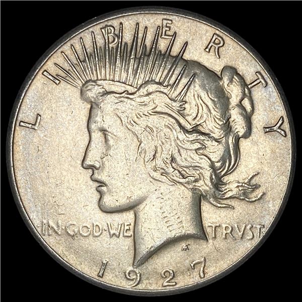 1927 Silver Peace Dollar CLOSELY UNCIRCULATED