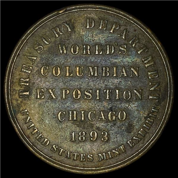 1893 World's Columbian Exposition Medal HIGH GRADE