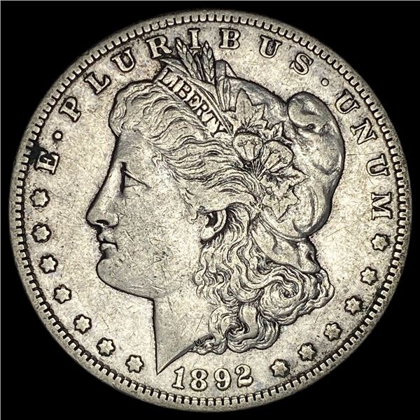 1892-S Silver Morgan Dollar NEARLY UNCIRCULATED