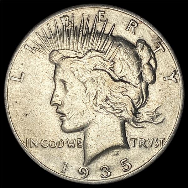 1935-S Silver Peace Dollar CLOSELY UNCIRCULATED