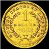 Image 2 : 1853 Gold $1 Type 1 Liberty Head CLOSELY UNCIRCULATED