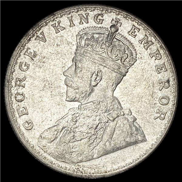 1919 India Silver 1 Rupee UNCIRCULATED