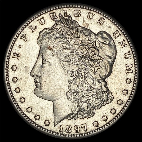 1897-S Silver Morgan Dollar CLOSELY UNCIRCULATED