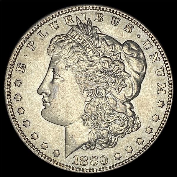1880 Morgan Silver Dollar CLOSELY UNCIRCULATED