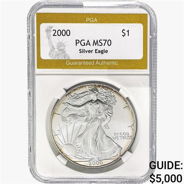 2000 American Silver Eagle PGA MS70