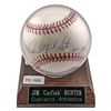 Image 1 : Jim 'Catfish' Hunter Signed Baseball w/ Certificate