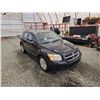 Image 10 : PARKSVILLE - 2010 DODGE CALIBER, BLACK, 208313 KMS, FRONT WHEEL DRIVE. - D528199