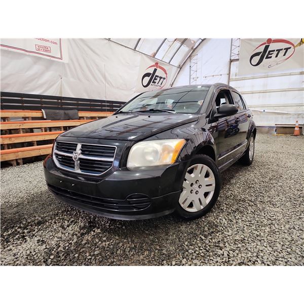 PARKSVILLE - 2010 DODGE CALIBER, BLACK, 208313 KMS, FRONT WHEEL DRIVE. - D528199