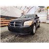 Image 2 : PARKSVILLE - 2010 DODGE CALIBER, BLACK, 208313 KMS, FRONT WHEEL DRIVE. - D528199