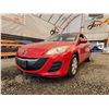 Image 2 : PARKSVILLE - 2010 MAZDA 3 SPORT I, RED, 177526 KMS, FRONT WHEEL DRIVE. - D120662
