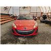 Image 6 : PARKSVILLE - 2010 MAZDA 3 SPORT I, RED, 177526 KMS, FRONT WHEEL DRIVE. - D120662