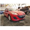 Image 8 : PARKSVILLE - 2010 MAZDA 3 SPORT I, RED, 177526 KMS, FRONT WHEEL DRIVE. - D120662