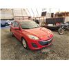 Image 9 : PARKSVILLE - 2010 MAZDA 3 SPORT I, RED, 177526 KMS, FRONT WHEEL DRIVE. - D120662