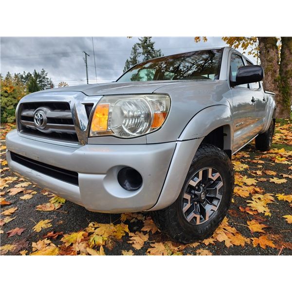 DUNCAN - 2009 TOYOTA TACOMA, SILVER, 295585 KMS, 4X4. - D665605