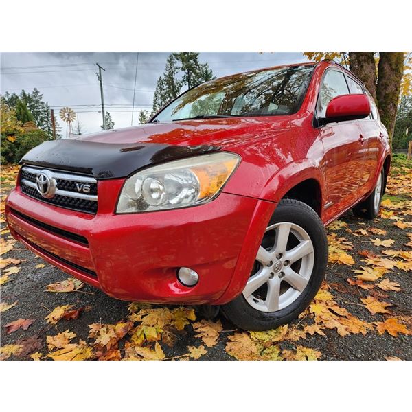 DUNCAN - 2008 TOYOTA RAV4, RED, 276754 KMS, FOUR WHEEL DRIVE. - D044752