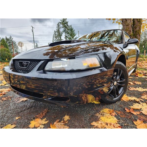DUNCAN - 2004 FORD MUSTANG, BLACK, 159761 KMS, REAR WHEEL DRIVE. - D191019