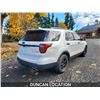 Image 9 : DUNCAN - 2016 FORD EXPLORER, WHITE, 191418 KMS, FOUR WHEEL DRIVE. - DA53977