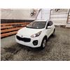 Image 3 : 2017 KIA SPORTAGE, WHITE, 181104 KMS, FOUR WHEEL DRIVE. - J252332