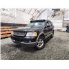 Image 1 : 2002 FORD EXPLORER, BLACK, 231144 KMS, FOUR WHEEL DRIVE. - BB66623