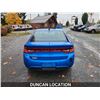 Image 12 : DUNCAN - 2015 DODGE DART, BLUE,  KMS, FRONT WHEEL DRIVE. - D266577